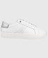 Sneakersy Calvin Klein Jeans buty skórzane kolor biały