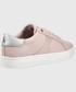 Sneakersy Calvin Klein Jeans buty skórzane kolor różowy