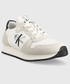 Sneakersy Calvin Klein Jeans sneakersy Runner Sock Laceup kolor biały