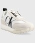 Sneakersy Calvin Klein Jeans sneakersy New Retro Runner Laceup Low kolor biały