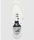 Sneakersy męskie Calvin Klein Jeans Buty skórzane kolor kremowy
