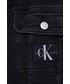 Kurtka Calvin Klein Jeans Kurtka jeansowa damska kolor czarny przejściowa