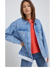 Kurtka kurtka jeansowa damska przejściowa oversize - Answear.com Calvin Klein Jeans
