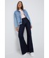 Kurtka Calvin Klein Jeans kurtka jeansowa damska przejściowa oversize