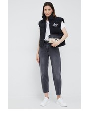 Kurtka bezrękawnik damski kolor czarny zimowy - Answear.com Calvin Klein Jeans
