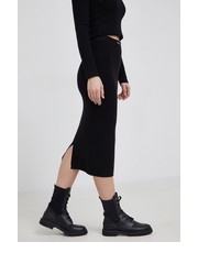 Spódnica Spódnica kolor czarny midi prosta - Answear.com Calvin Klein Jeans