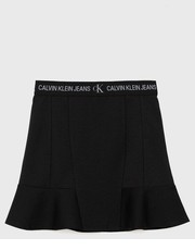 Spódnica Spódnica dziecięca kolor czarny mini prosta - Answear.com Calvin Klein Jeans