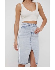 Spódnica spódnica jeansowa midi prosta - Answear.com Calvin Klein Jeans