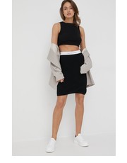 Spódnica spódnica kolor czarny mini prosta - Answear.com Calvin Klein Jeans
