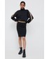 Spódnica Calvin Klein Jeans spódnica kolor czarny mini ołówkowa