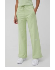 Spodnie spodnie bawełniane damskie kolor zielony gładkie - Answear.com Calvin Klein Jeans