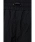 Spodnie Calvin Klein Jeans szorty damskie kolor czarny z nadrukiem medium waist