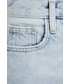 Spodnie Calvin Klein Jeans szorty jeansowe damskie  high waist