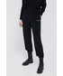 Spodnie Calvin Klein Jeans spodnie dresowe damskie kolor czarny gładkie