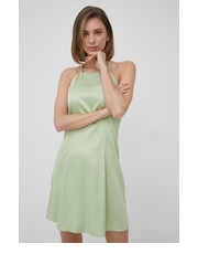 Sukienka sukienka kolor zielony mini rozkloszowana - Answear.com Calvin Klein Jeans