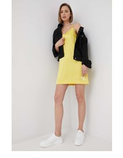 Sukienka sukienka kolor żółty mini prosta - Answear.com Calvin Klein Jeans