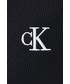 Sukienka Calvin Klein Jeans sukienka kolor czarny midi dopasowana