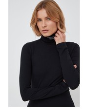 Sweter longsleeve damski kolor czarny z golfem - Answear.com Calvin Klein Jeans