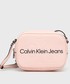 Torebka Calvin Klein Jeans torebka kolor różowy