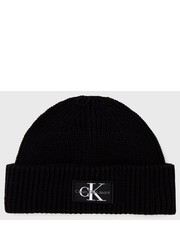 Czapka czapka bawełniana kolor czarny bawełniana - Answear.com Calvin Klein Jeans