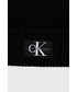 Czapka Calvin Klein Jeans czapka bawełniana kolor czarny bawełniana