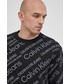 Bluza męska Calvin Klein Jeans Bluza męska kolor czarny wzorzysta