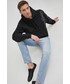 Bluza męska Calvin Klein Jeans Bluza męska kolor czarny z kapturem z nadrukiem