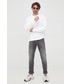 Bluza męska Calvin Klein Jeans bluza bawełniana męska kolor biały z nadrukiem