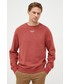 Bluza męska Calvin Klein Jeans bluza bawełniana męska kolor czerwony z nadrukiem