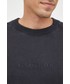 Bluza męska Calvin Klein Jeans bluza bawełniana męska kolor czarny gładka