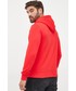 Bluza męska Calvin Klein Jeans bluza bawełniana męska kolor czerwony z kapturem z nadrukiem