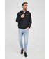 Kurtka męska Calvin Klein Jeans Kurtka męska kolor czarny przejściowa