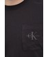 T-shirt - koszulka męska Calvin Klein Jeans - Longsleeve bawełniany