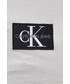 T-shirt - koszulka męska Calvin Klein Jeans T-shirt bawełniany kolor szary gładki