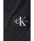 T-shirt - koszulka męska Calvin Klein Jeans longsleeve bawełniany kolor czarny gładki