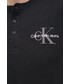 T-shirt - koszulka męska Calvin Klein Jeans longsleeve męski kolor czarny z aplikacją