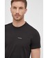 T-shirt - koszulka męska Calvin Klein Jeans t-shirt bawełniany kolor czarny gładki