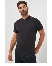 T-shirt - koszulka męska t-shirt bawełniany kolor czarny gładki - Answear.com Calvin Klein Jeans