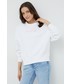 Bluza Calvin Klein Jeans bluza bawełniana damska kolor biały z nadrukiem