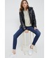 Bluza Calvin Klein Jeans bluza damska kolor beżowy z aplikacją