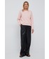 Bluza Calvin Klein Jeans bluza damska kolor różowy z aplikacją