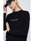 Bluza Calvin Klein Jeans bluza damska kolor czarny z aplikacją