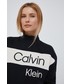 Bluza Calvin Klein Jeans bluza damska kolor czarny wzorzysta