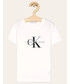 Koszulka Calvin Klein Jeans - T-shirt dziecięcy 104-176 cm IU0IU00068