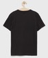 Koszulka Calvin Klein Jeans T-shirt bawełniany dziecięcy kolor czarny gładki