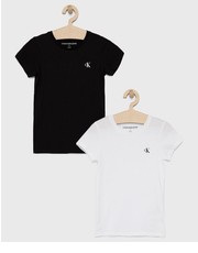 Koszulka - T-shirt bawełniany dziecięcy (2-pack) - Answear.com Calvin Klein Jeans