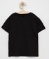 Koszulka Calvin Klein Jeans t-shirt bawełniany dziecięcy kolor czarny z nadrukiem