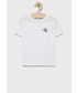Koszulka Calvin Klein Jeans t-shirt bawełniany dziecięcy kolor biały z nadrukiem