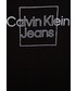 Koszulka Calvin Klein Jeans t-shirt bawełniany dziecięcy kolor czarny