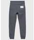 Spodnie Calvin Klein Jeans Spodnie bawełniane dziecięce kolor szary z nadrukiem